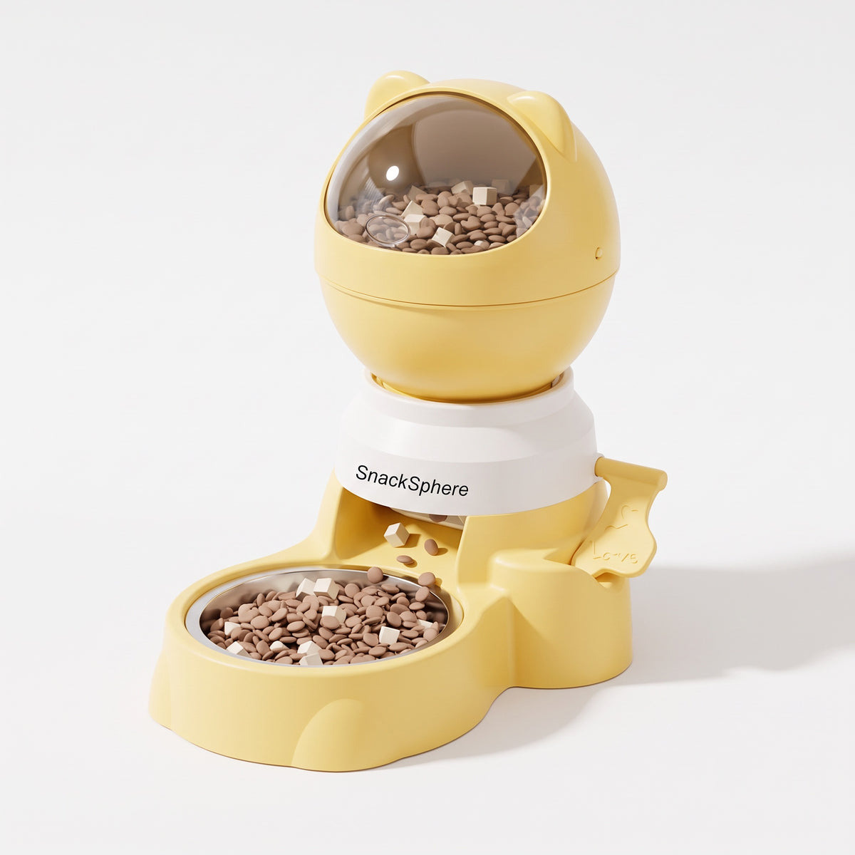 Furdew Press-Type Interactive Pet Feeder