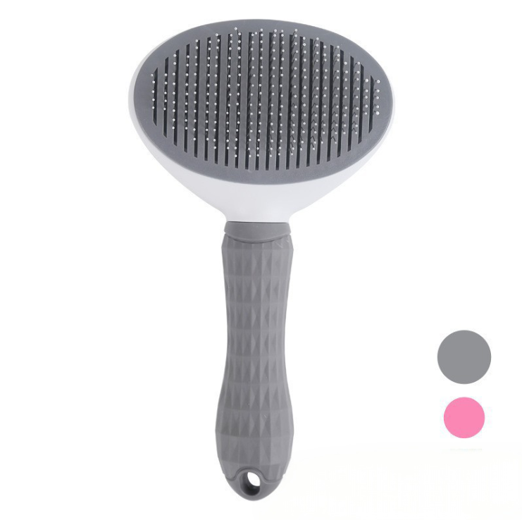 Furdew Self-Cleaning Deshedding Brush for Dogs & Cats | One-Click Fur Release