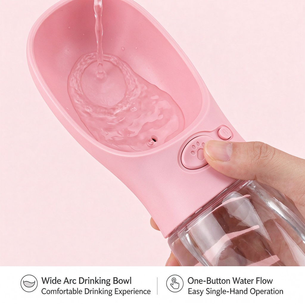 Furdew Travel Water Bottle