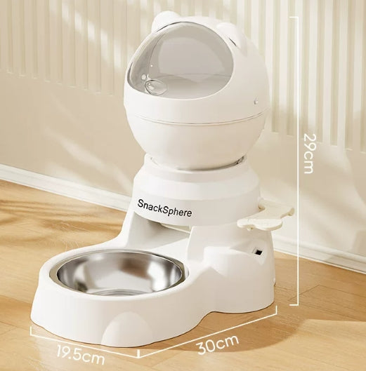 Furdew Press-Type Interactive Pet Feeder