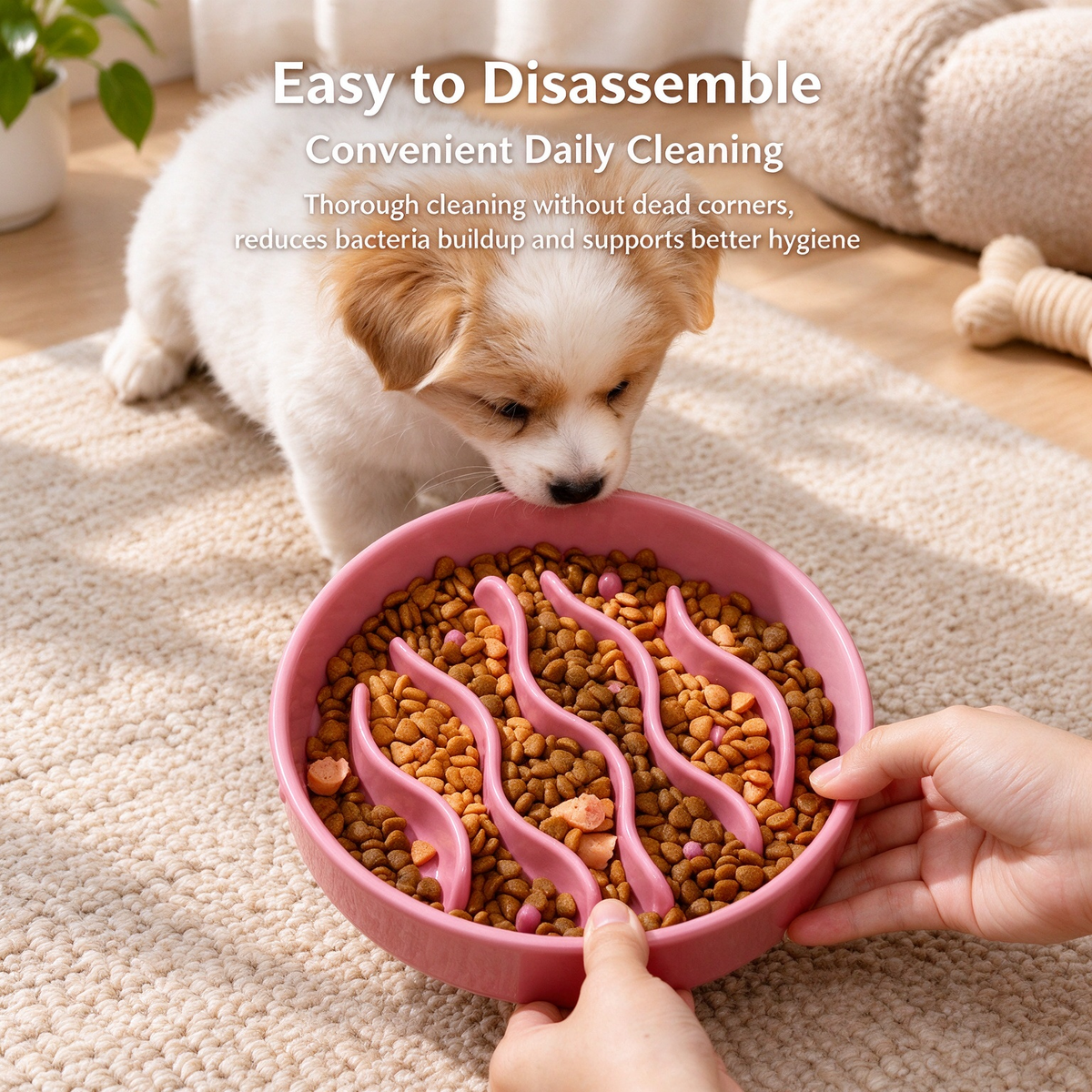 Furdew Slow Feeder Bowl for Dogs