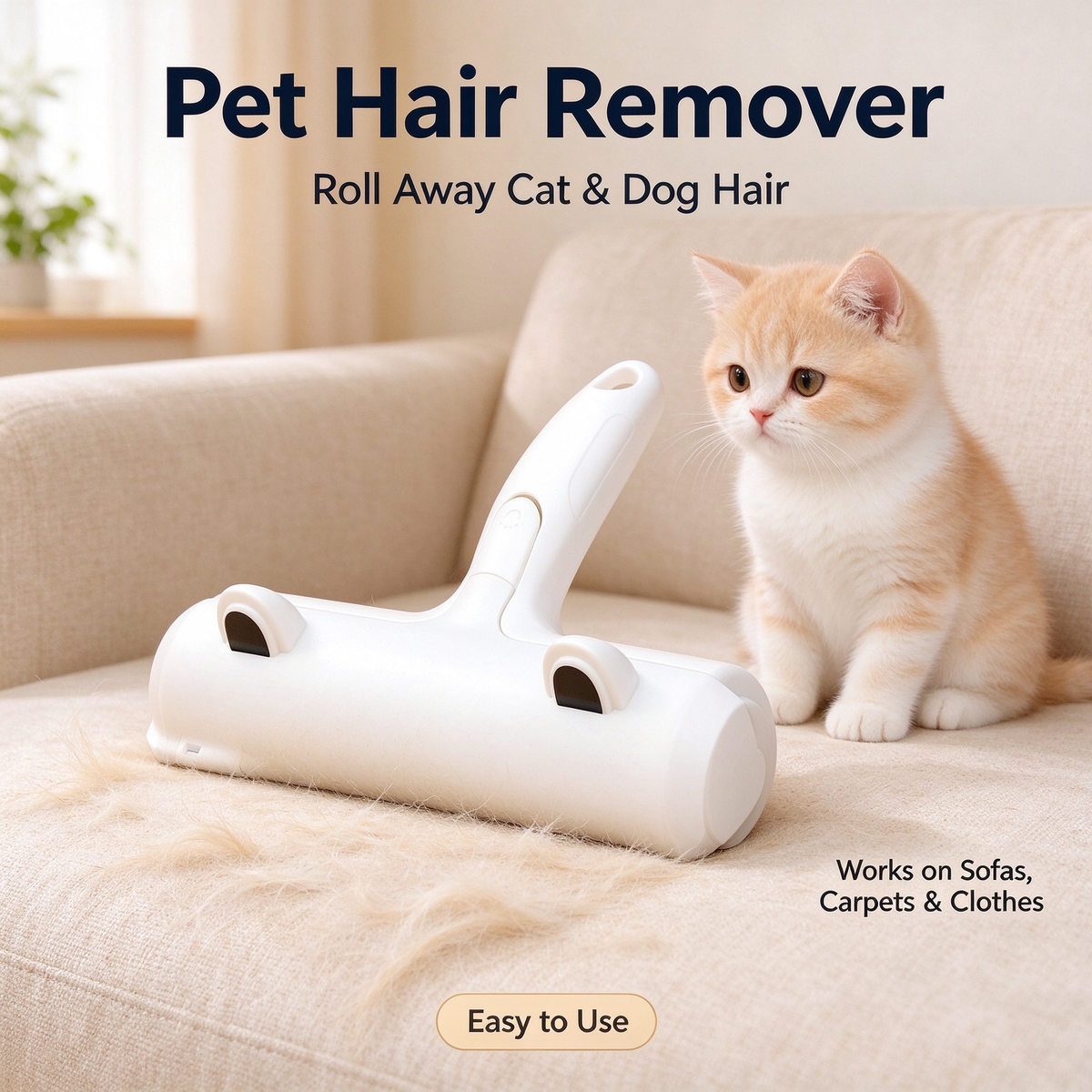 Furdew Pet Hair Remover Roller for Furniture