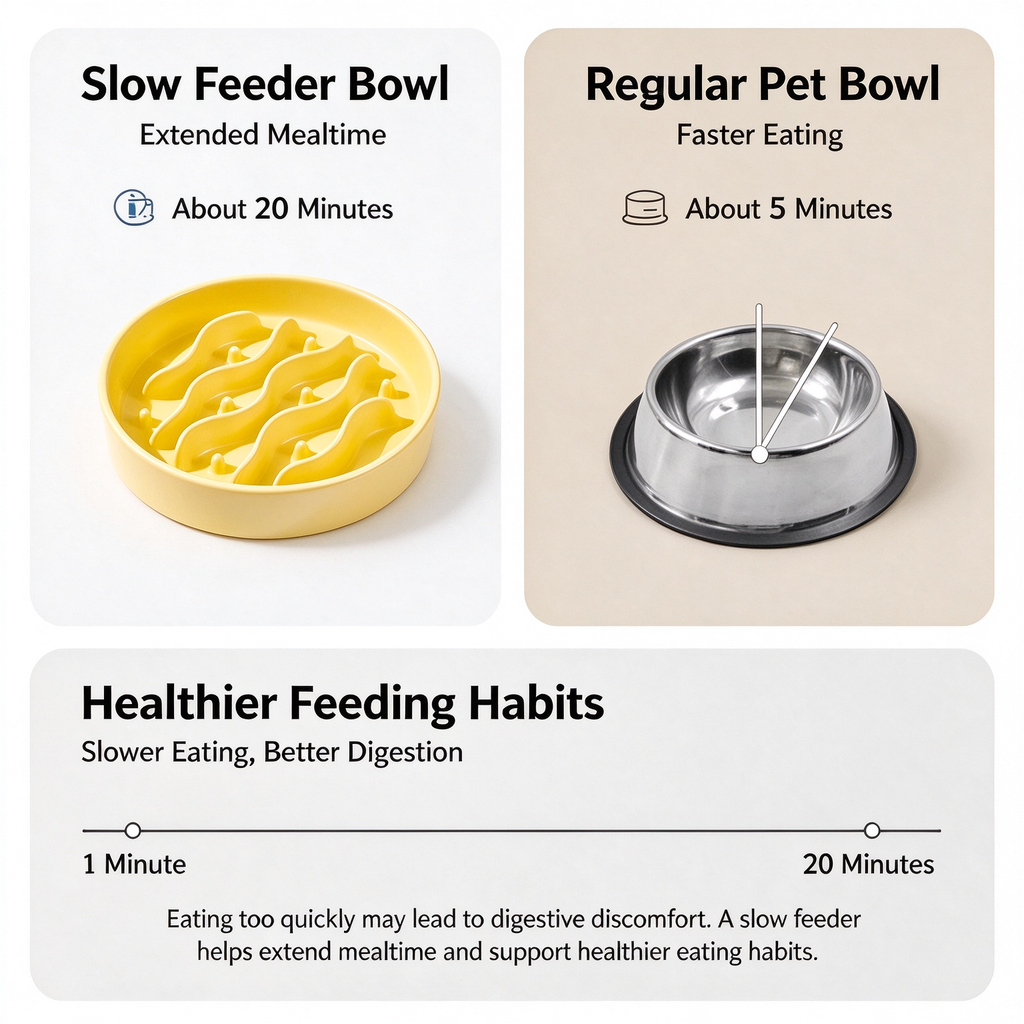 Furdew Slow Feeder Bowl for Dogs
