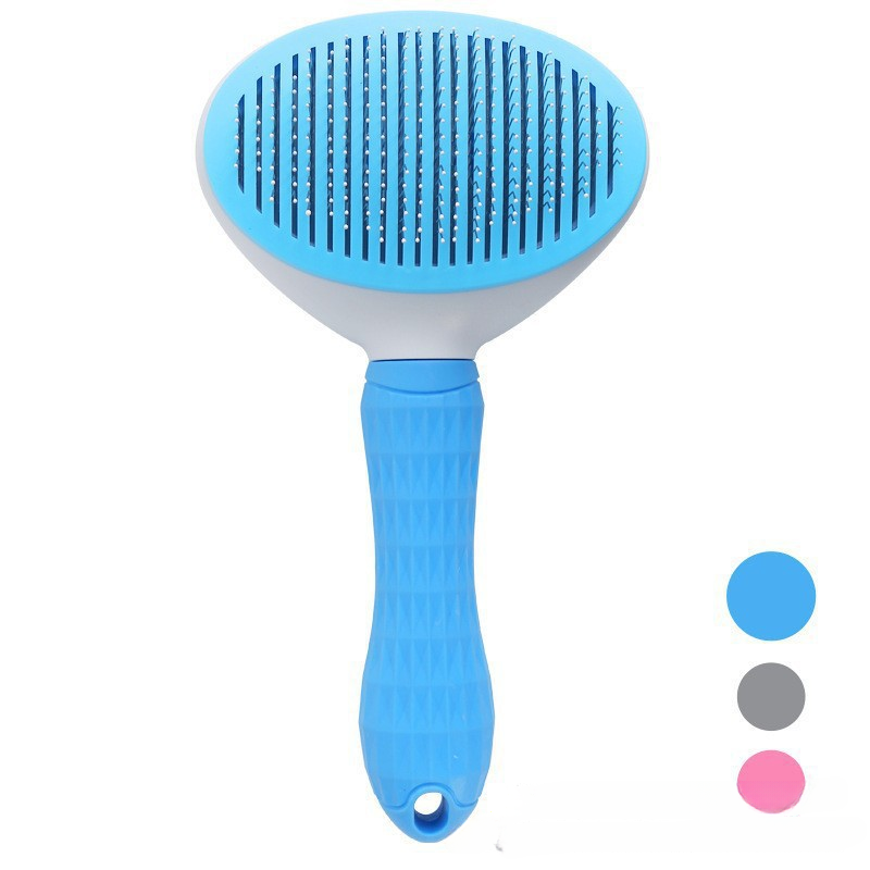 Furdew Self-Cleaning Deshedding Brush for Dogs & Cats | One-Click Fur Release